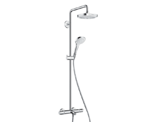 Душевая стойка Hansgrohe, Croma Select E, смеситель - есть, тип открывания воды - двухвентильный 273 Москва