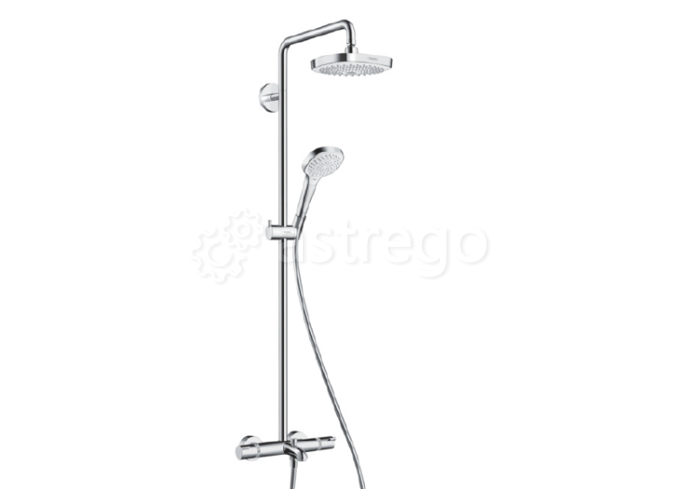 Душевая стойка Hansgrohe, Croma Select E, смеситель - есть, тип открывания воды - двухвентильный 273 Москва - изображение 1
