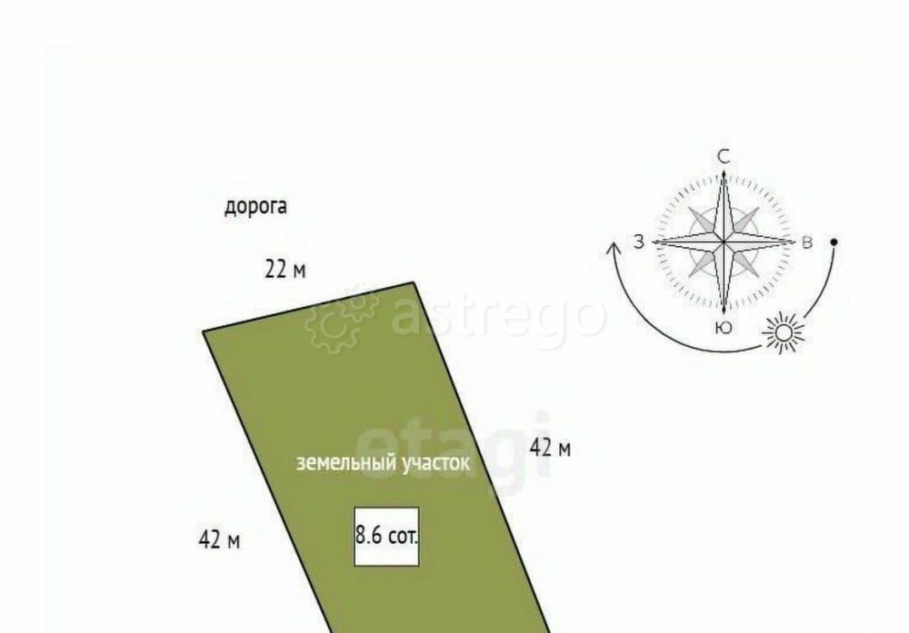 Дом, 73.1 м2, 8.6 сотки, 1 эт. Красноярск - изображение 1