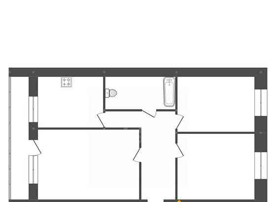 3-комн. квартира, 64.5 м2, 3/5 эт. Белогорск