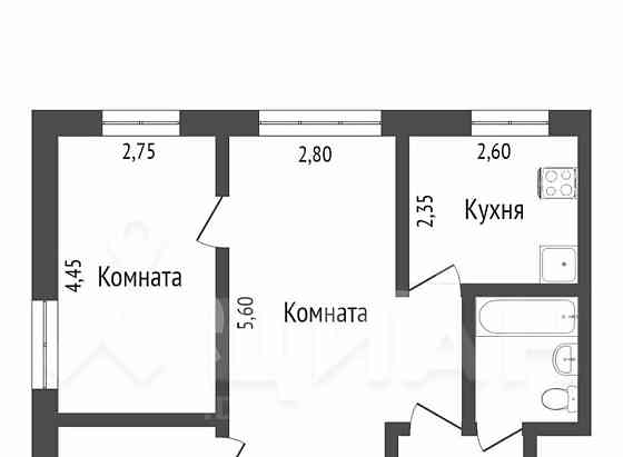2-комн. квартира, 44 м2, 1/5 эт. Дюртюли