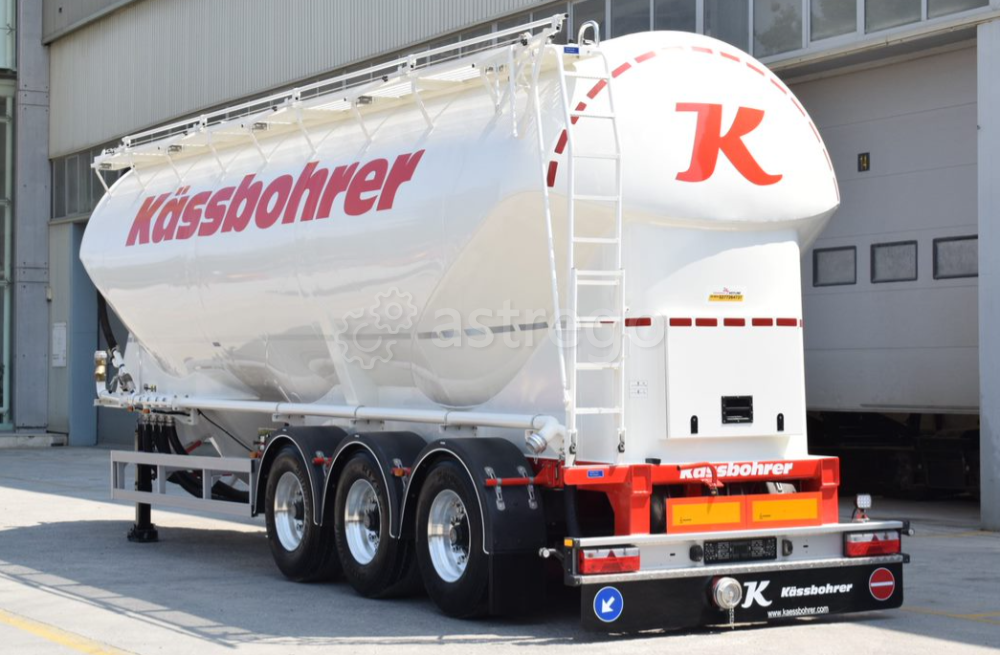 Полуприцеп для сыпучих грузов (цемент, мука, комбикорм) ISO PAKCS SSL (45 м3, 3 оси BPW, без компр) Краснодар - изображение 1