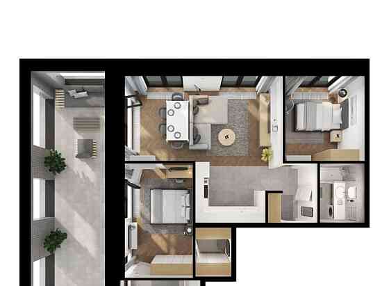 2-комн. квартира, 83.3 м2, 7/7 эт. Санкт-Петербург