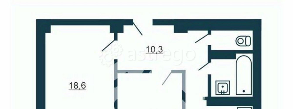 2-комн. квартира, 49.5 м2, 5/5 эт. Яровое - изображение 4