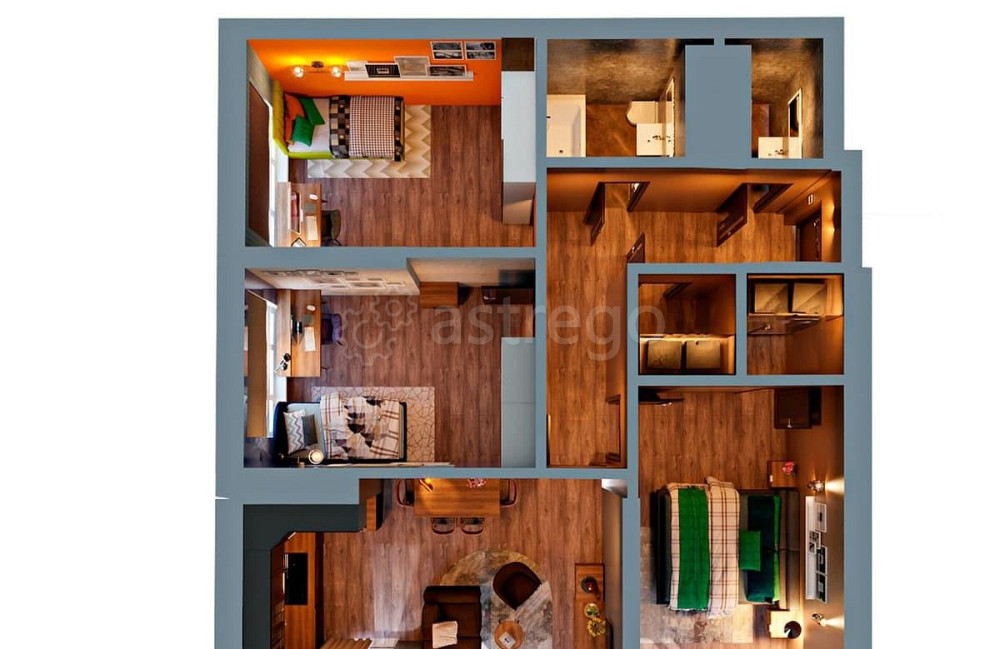 3-комн. квартира, 78.66 м2, 7/20 эт. Нефтекамск - изображение 2