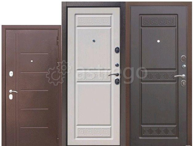 Входная дверь 10 см Троя Антик Венге, Бел Ясень Феррони Сочи - изображение 1