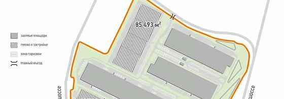 Склад, 32900 м2 Пушкино