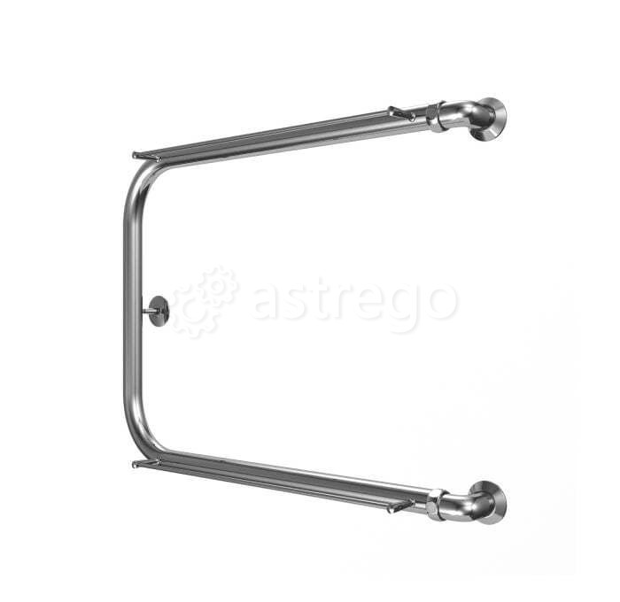 Полотенцесушитель П-обр 500х700 1"НР нержавеющая сталь Элит-Металл ВЭК-02-11 118-7017 Москва - изображение 1