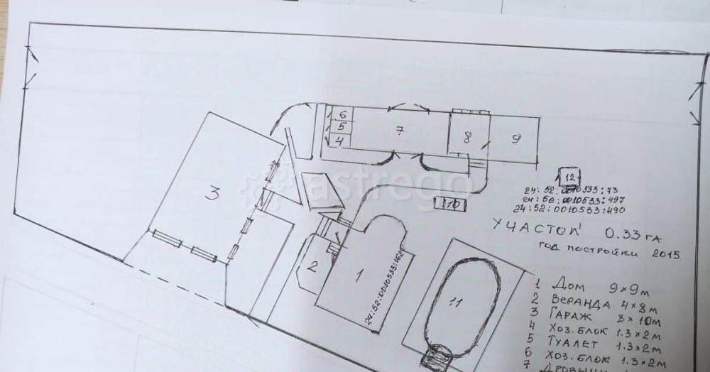 Коттедж, 77.3 м2, 33 сотки, 2 эт. Лесосибирск - изображение 3