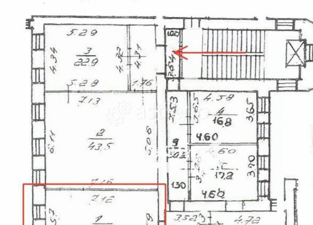 Комната, 32.6 м2, 5/5 эт. Санкт-Петербург - изображение 4