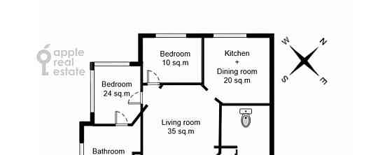 3-комн. квартира, 130 м2, 2/13 эт. Москва