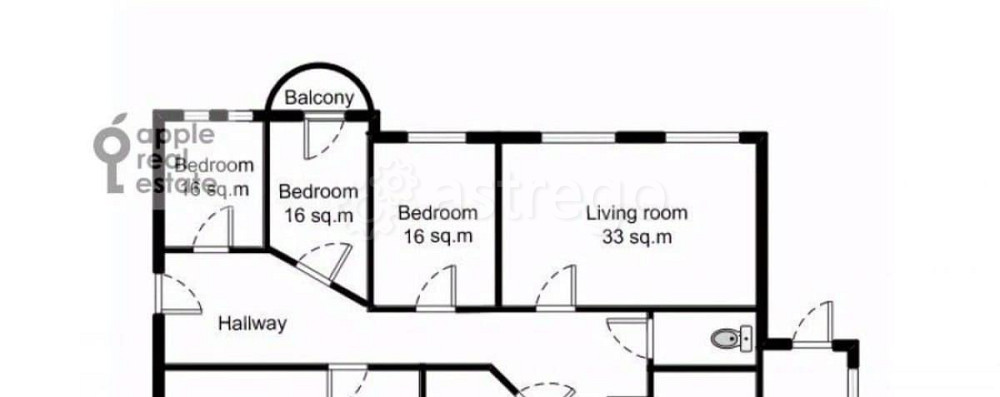 6-комн. квартира, 217 м2, 3/5 эт. Москва - изображение 5