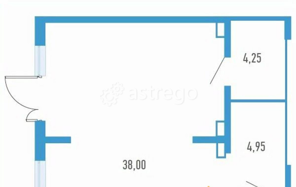 Свободного назначения, 54.5 м2 Санкт-Петербург - изображение 2