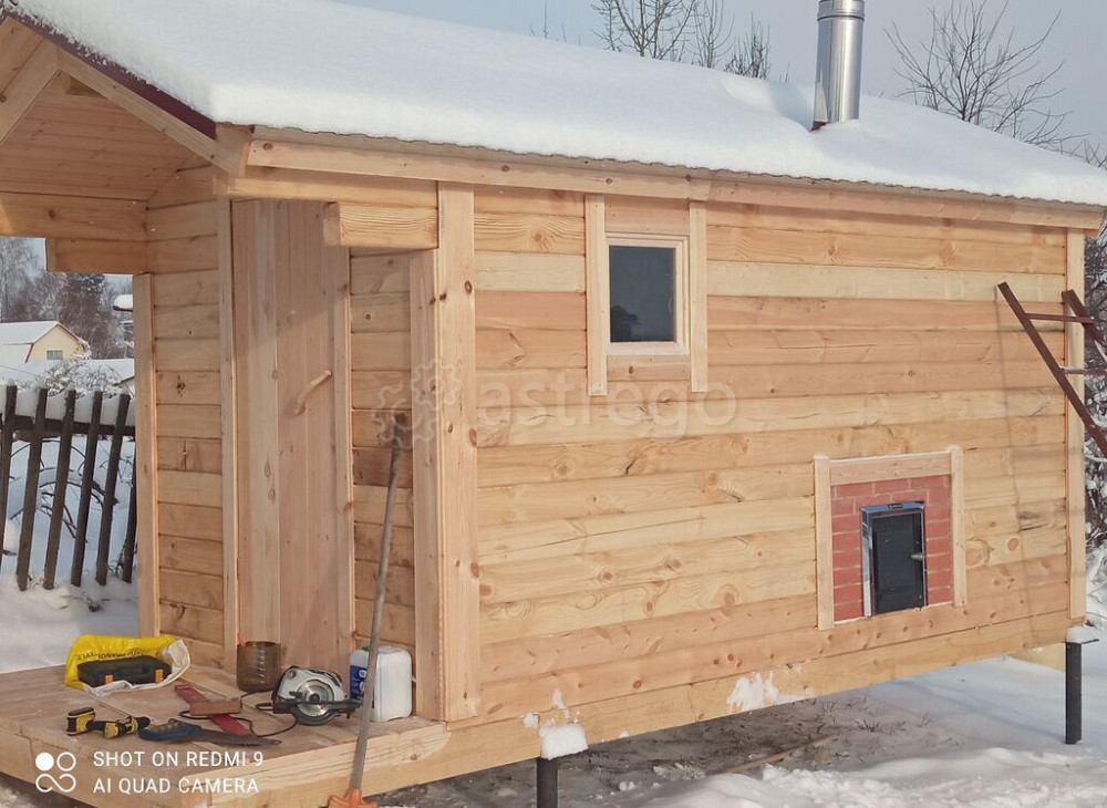 Строительство бани из бруса Эконом 2х3 м, с крыльцом 2х1 м (1 помещение) Томск - изображение 1