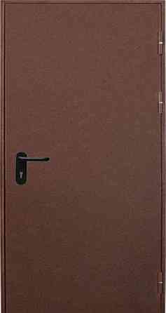 Дверь противопожарная Ei60 металлическая глухая RAL 8017 Москва