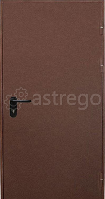 Дверь противопожарная Ei60 металлическая глухая RAL 8017 Москва - изображение 1