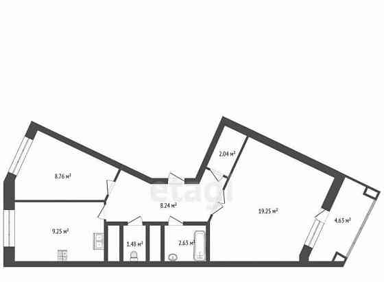 2-комн. квартира, 53.97 м2, 13/17 эт. Лыткарино