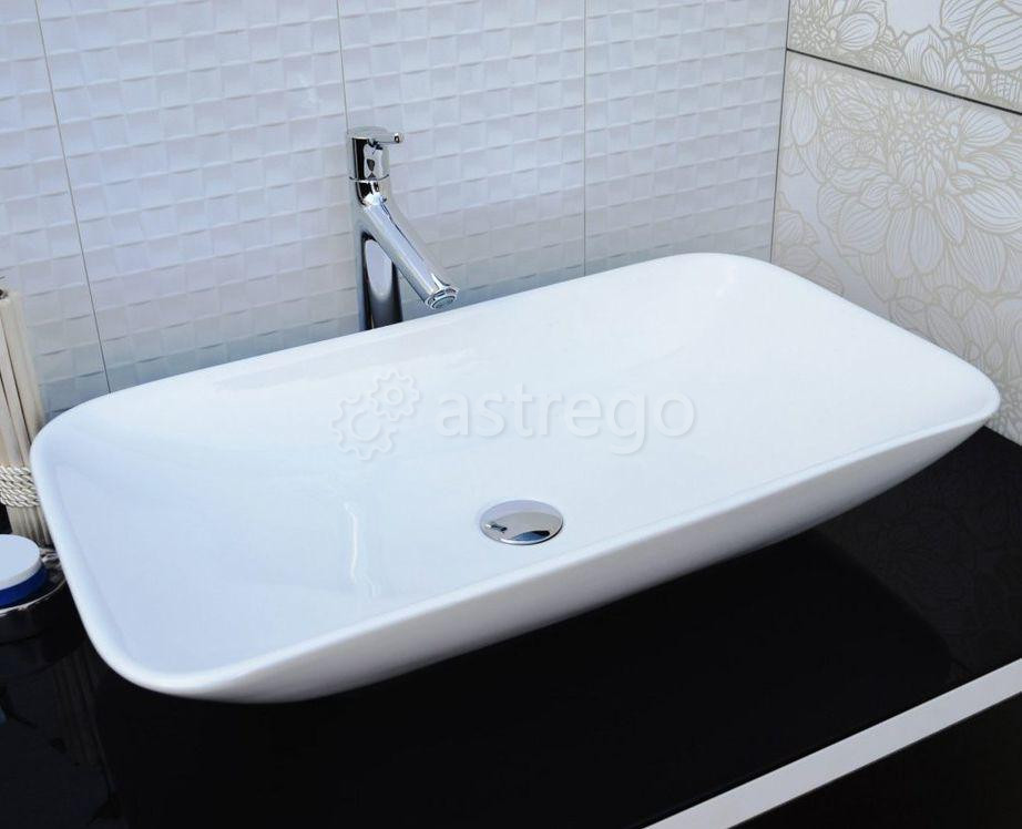Раковина на столешницу Cerama LUX 9122 (70х40х14) Красноярск - изображение 1