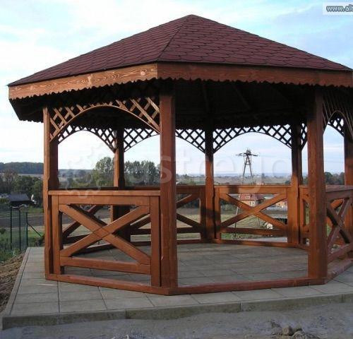 Деревянная беседка для дачи Пермь - изображение 1