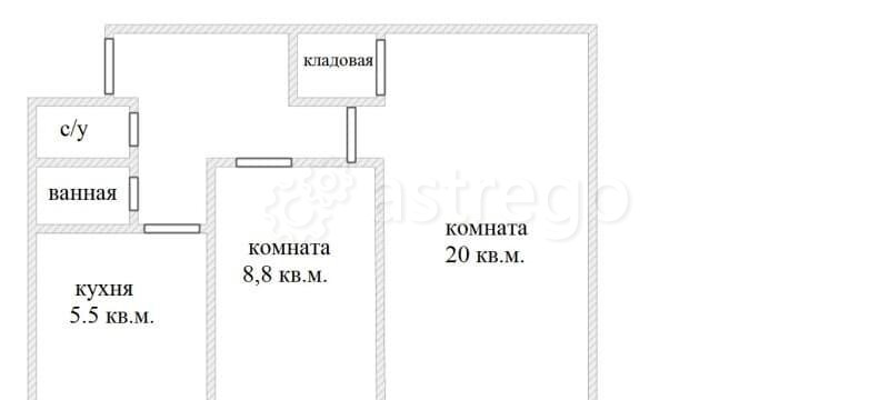 2-комн. квартира, 39.8 м2, 3/5 эт. Мытищи - изображение 1