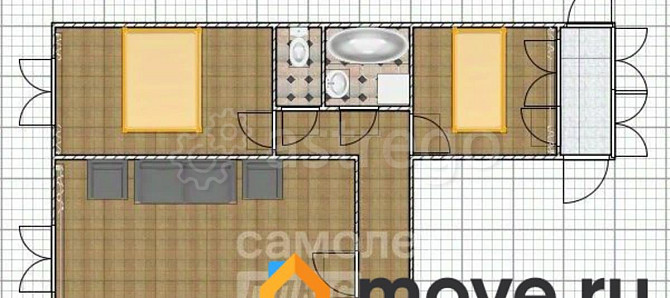 3-комн. квартира, 63.3 м2, 9/9 эт. Бийск - изображение 7