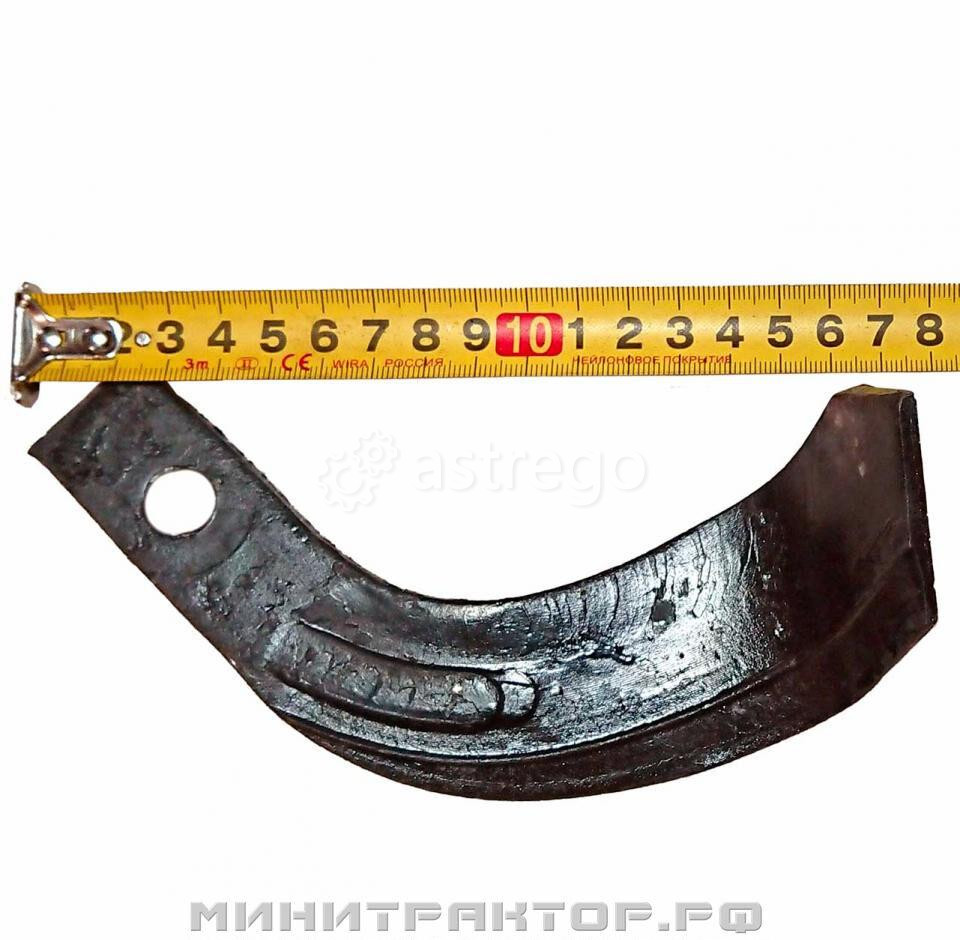 Нож Зуб Почвофрезы IT195 (L=175 мм) с ребром жесткости Новосибирск - изображение 1