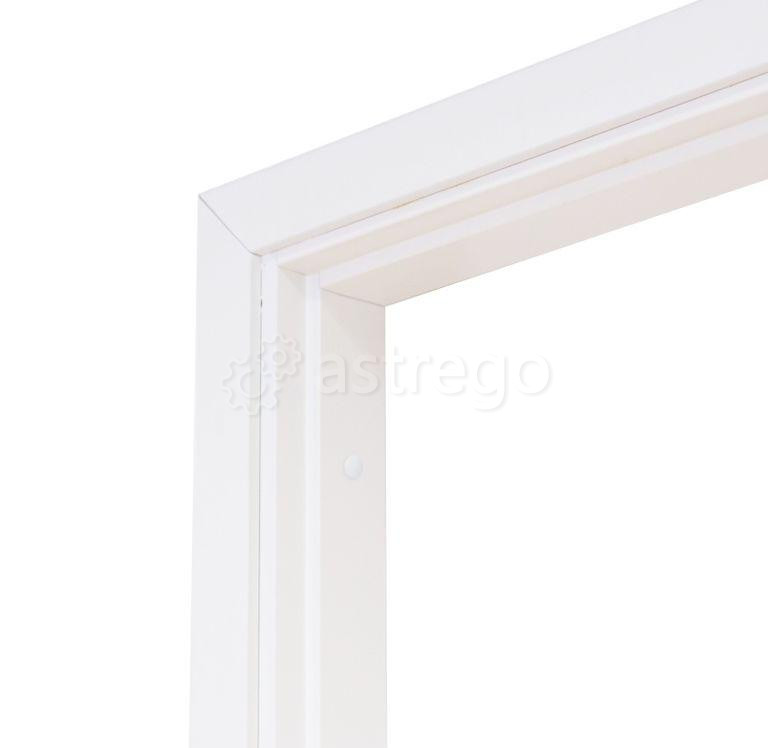 Коробка дверная Олови комплект Белая М9 870x74x30 мм ламинированная Санкт-Петербург - изображение 1