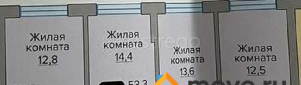4-комн. квартира, 78.6 м2, 12/13 эт. Долгопрудный - изображение 1