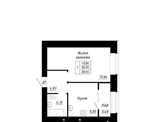 3-комн. квартира, 74.53 м2, 5/14 эт. Стерлитамак