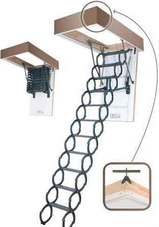 Металлическая термоизоляционная лестница ЛСТ Факро LST FAKRO 50*80*280 Пятигорск