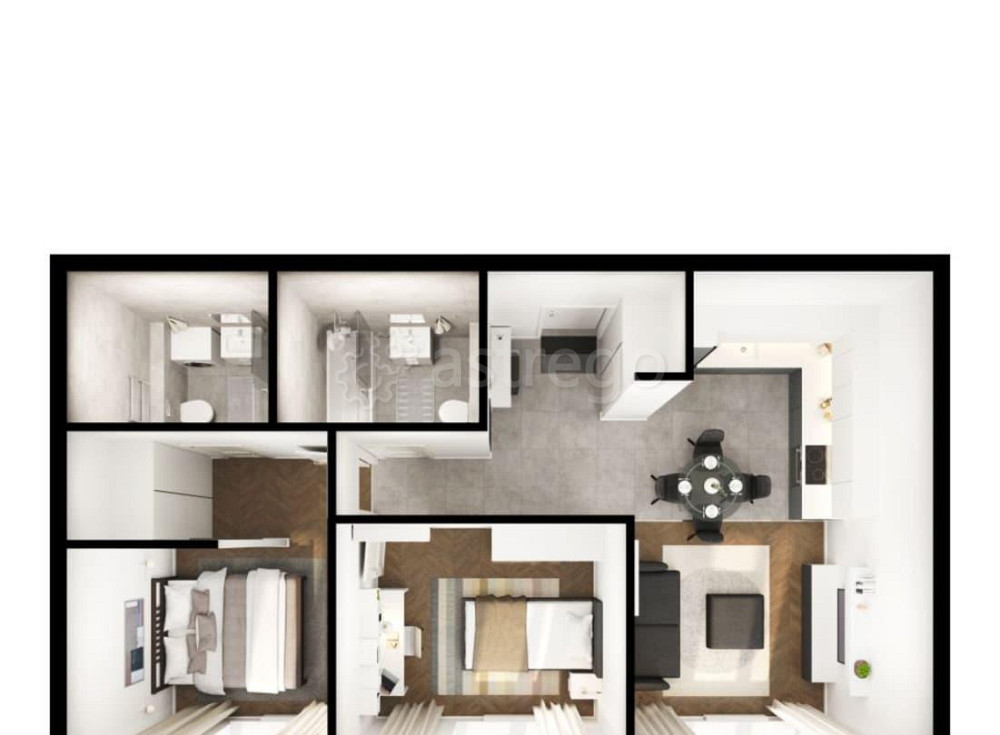 2-комн. квартира, 59.1 м2, 1/9 эт. Санкт-Петербург - изображение 2