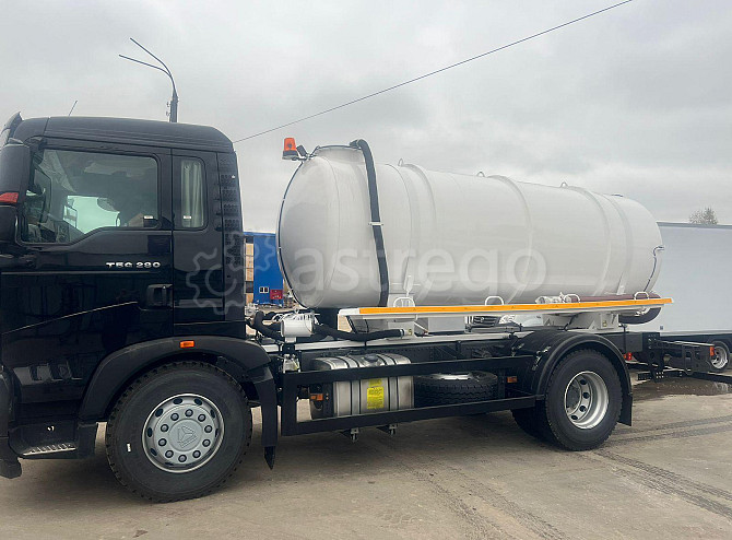 МВ-9,5 HOWO T5G (4х2, шасси 4000) (вакуумная машина, 9,5 м3, насос КО-510, СПЕКТР) Краснодар - изображение 1