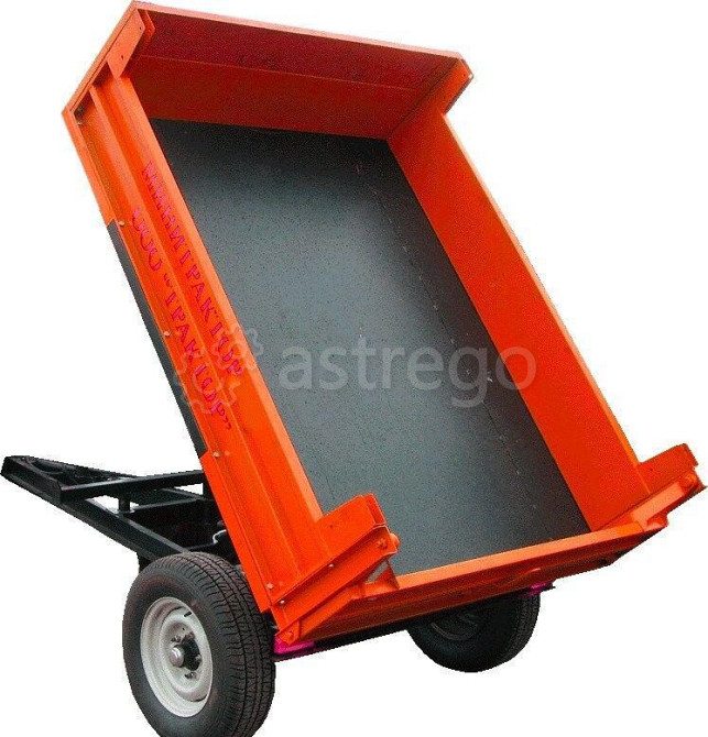 Полуприцеп-самосвал Уралец 1,5 т. со стояночным тормозом (П03.00.400) Новосибирск - изображение 1