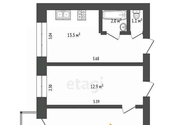 Комната, 30.1 м2, 3/4 эт. Новодвинск