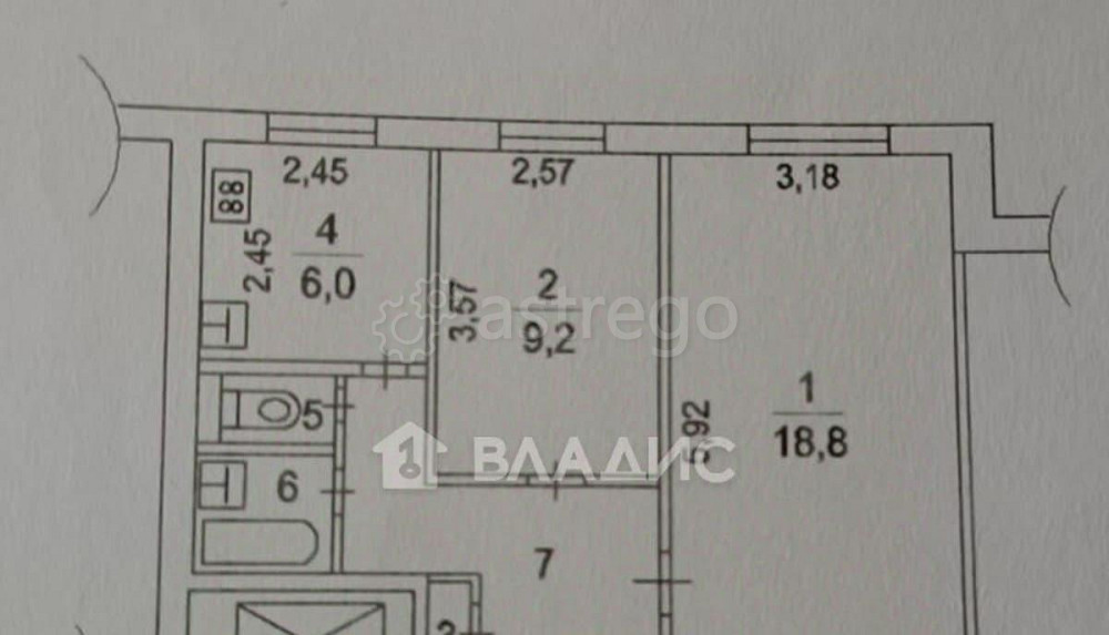 2-комн. квартира, 44.3 м2, 2/9 эт. Химки - изображение 5