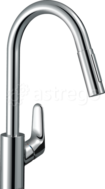 Смеситель кухонный однорычажный Focus M41, 240, с вытяжным душем, 2jet Hansgrohe 31815000 Москва - изображение 1