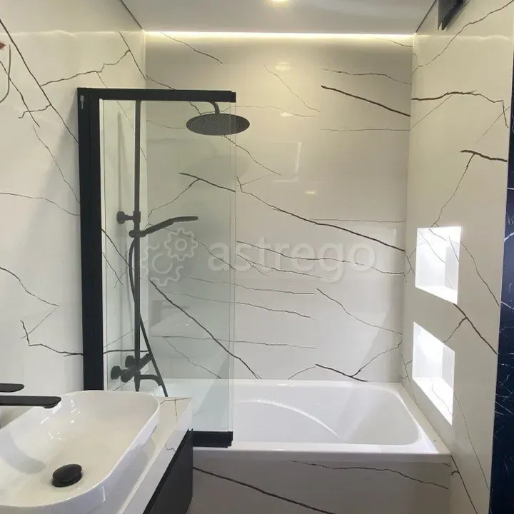 Ремонт ванных. санузлов под ключ. Керамогранит на пол.Ванные панелями Хабаровск - изображение 4