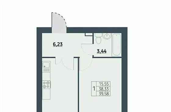 1-комн. квартира, 39.3 м2, 4/9 эт. Красноярск