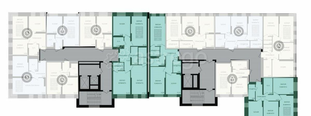 3-комн. квартира, 74.01 м2, 9/20 эт. Красноярск - изображение 5