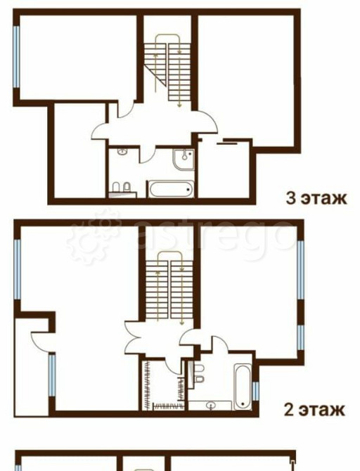 6-комн. квартира, 215 м2, 3/3 эт. Москва - изображение 3