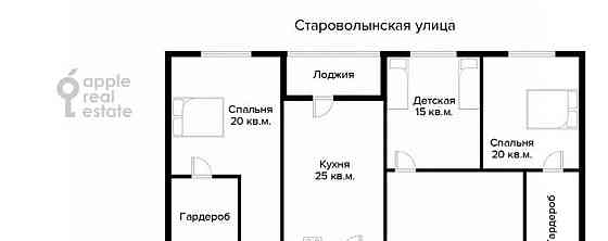 4-комн. квартира, 161.4 м2, 12/24 эт. Москва