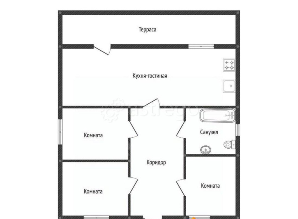 Дом, 90 м2, 4.1 сотки, 1 эт. Уфа - изображение 3