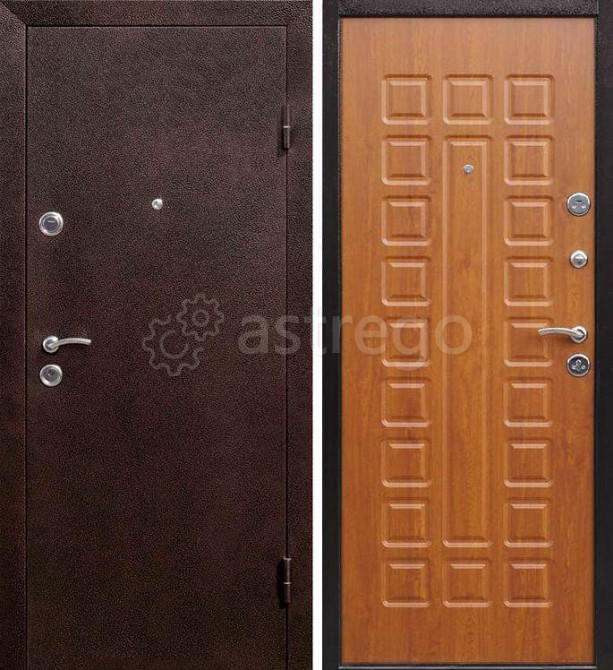 Дверь металлическая Йошкар Дуб золотой 2050*960 Правое открывание vrd-11104 Verda Москва - изображение 1