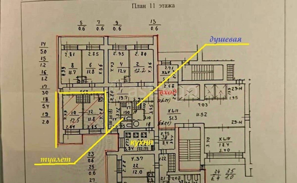 Комната, 24.3 м2, 11/15 эт. Санкт-Петербург - изображение 7