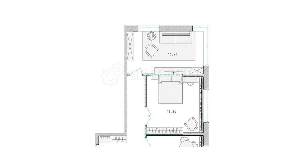 2-комн. квартира, 59.3 м2, 9/17 эт. Пушкино - изображение 1