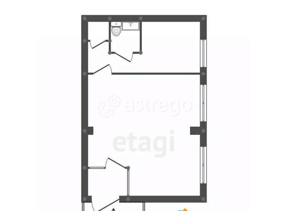 Свободного назначения, 47 м2 Белогорск - изображение 5