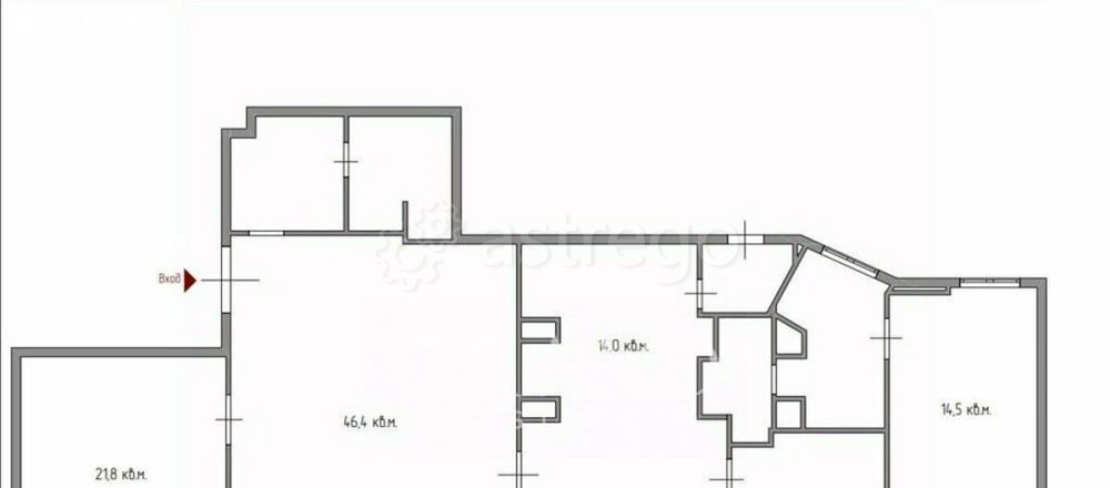 4-комн. квартира, 161.6 м2, 2/7 эт. Москва - изображение 6