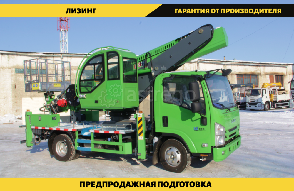 Автовышка на шасси Isuzu Elf 28 м Благовещенск - изображение 1