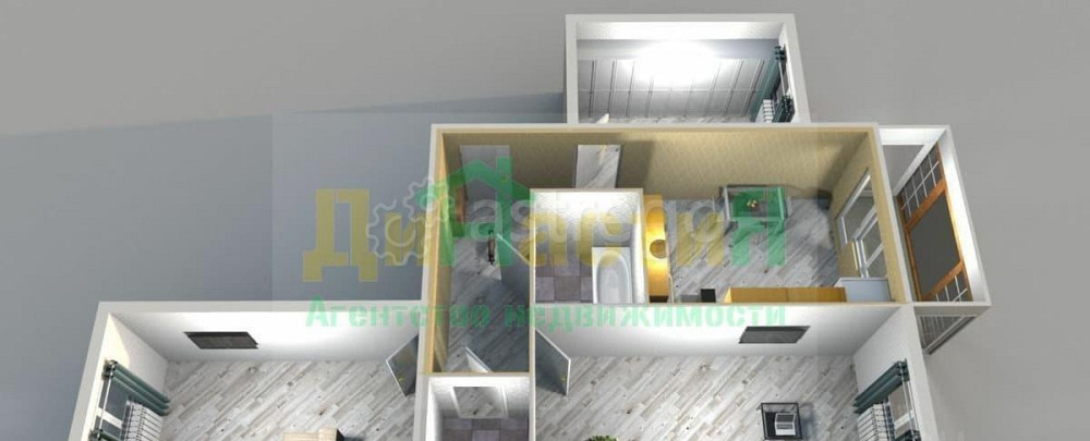 2-комн. квартира, 58 м2, 4/4 эт. Стрелецкое - изображение 5