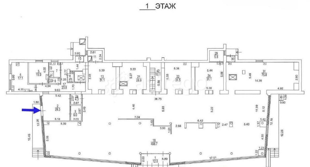 Свободного назначения, 1276.4 м2 Москва - изображение 10